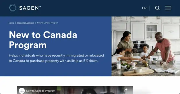 image showing sagen mortgages for newcomers to canada
