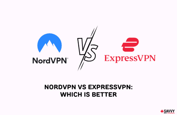 image showing logos of nordvpn and expressvpn