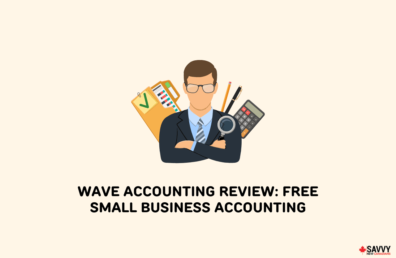 image showing an accountant and an accounting software icon