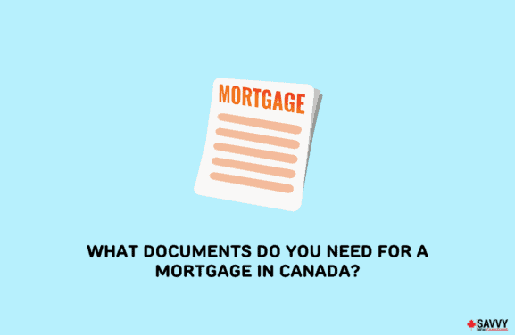 image showing an icon of documents required for a mortgage in canada