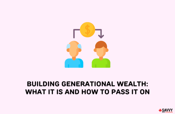 image showing an illustration on how a generational wealth is being passed on