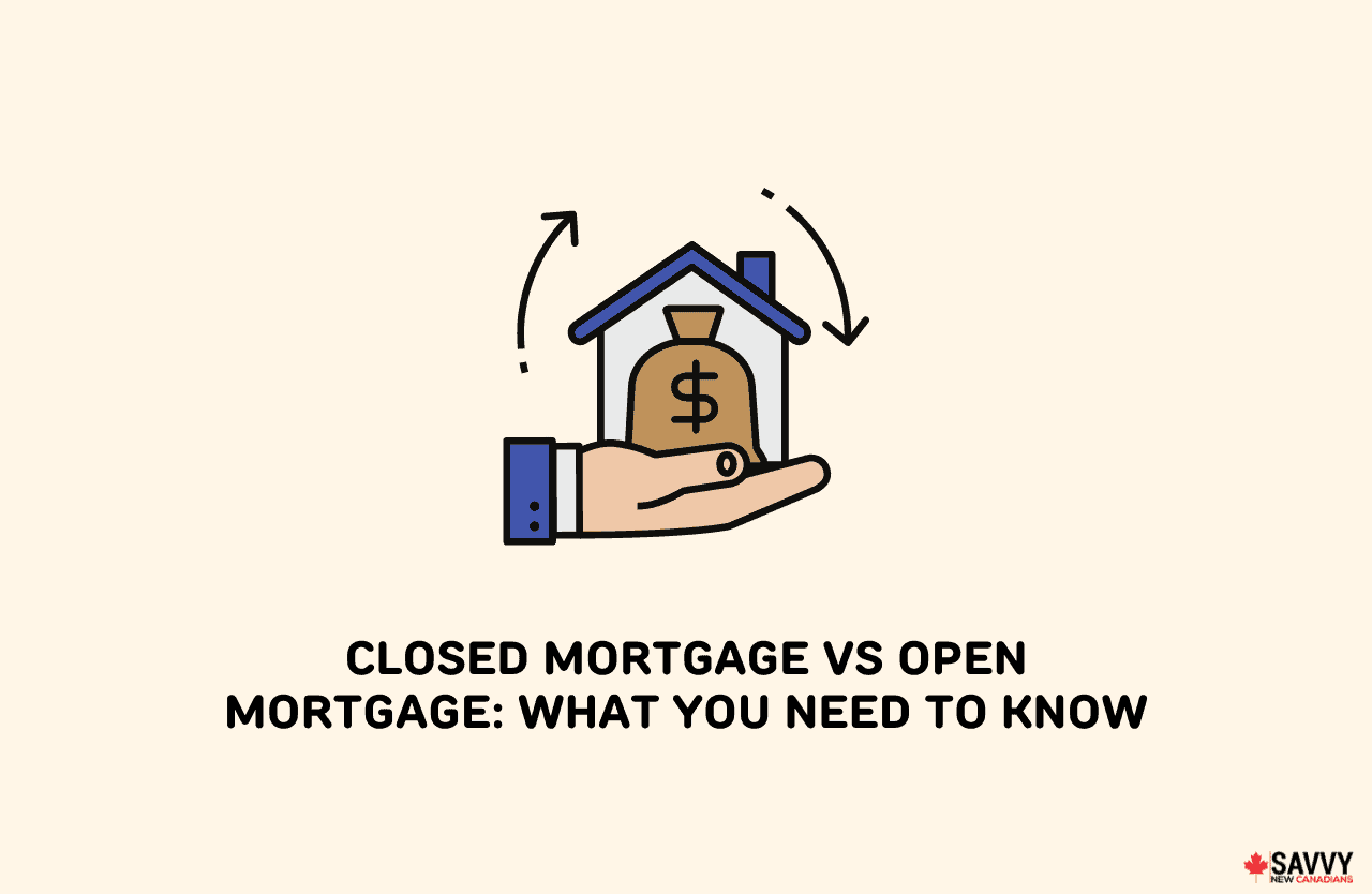 image showing an icon of closed mortgage and open mortgage