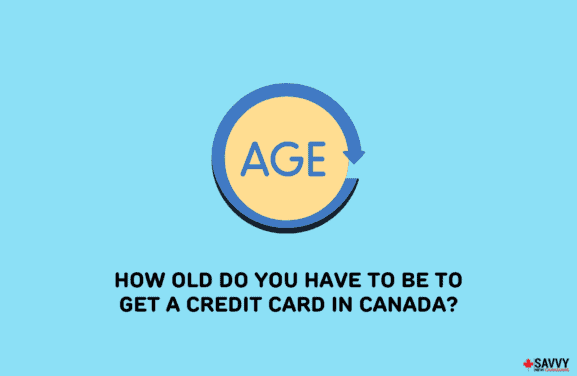 image showing an icon of age to get a credit card in canada