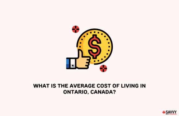 image showing an icon of cost of living in ontario canada