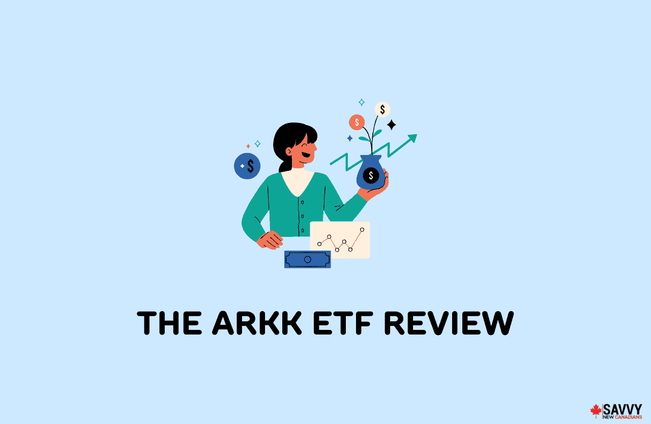 image showing investment icon for arkk etf review