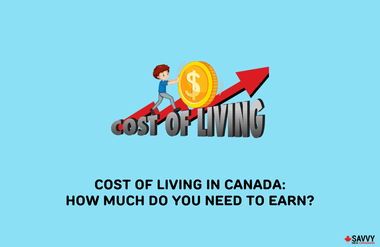 image showing an illustration of cost of living in canada