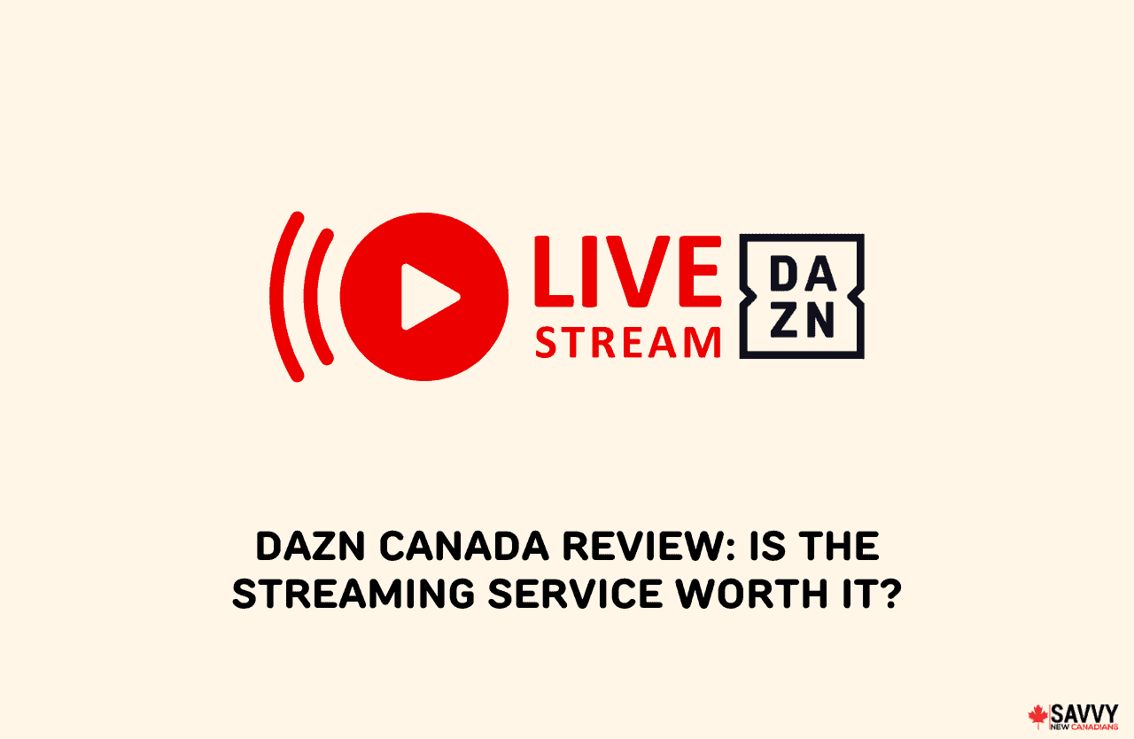 image showing dazn logo and its streaming service