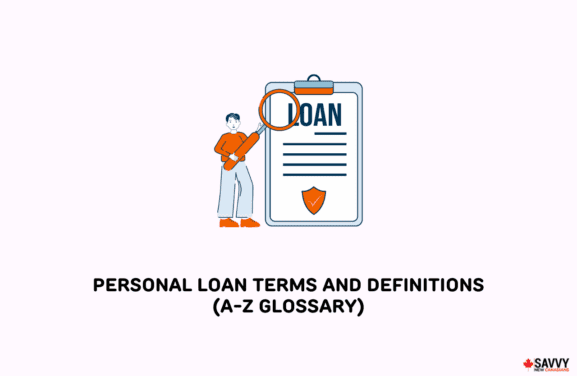 image showing personal loan icon and texts providing personal loan terms and definitions