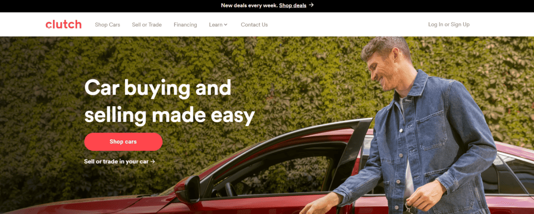 8 Best Sites Like Vroom To Buy Cars Online in Canada 3 image showing clutch website