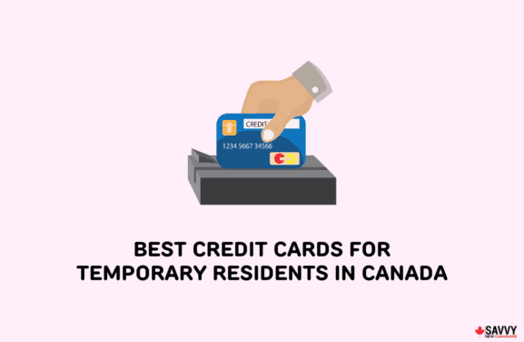 image showing an illustration of credit card for temporary residents in canada