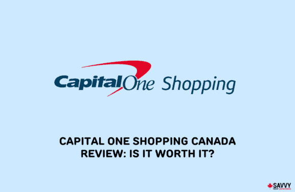image showing the logo of capital one shopping canada
