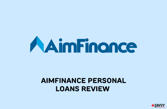 image showing aimfinance logo and texts providing aimfinance personal loans review