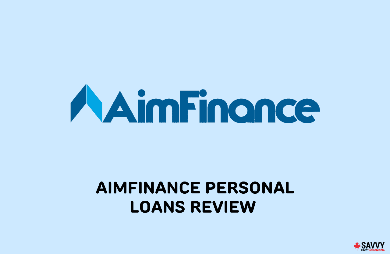 image showing aimfinance logo and texts providing aimfinance personal loans review
