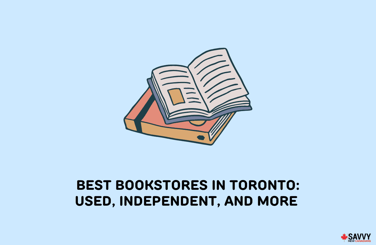 image showing an icon of used books and best bookstores in toronto