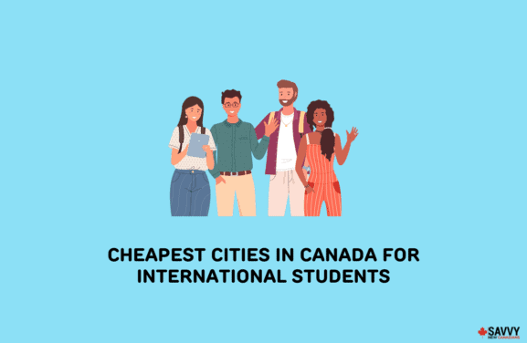 image showing an icon of international students living in the cheapest cities in canada