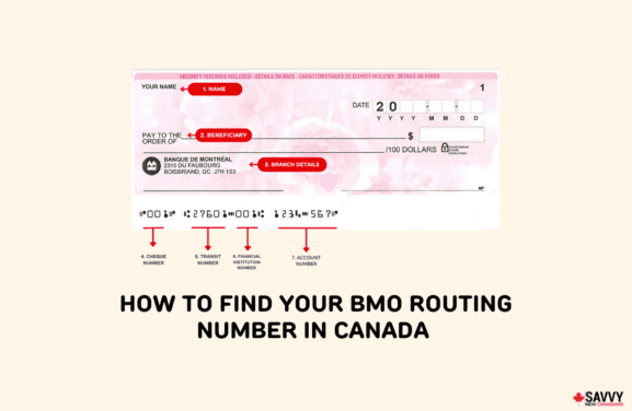 image showing a bmo cheque