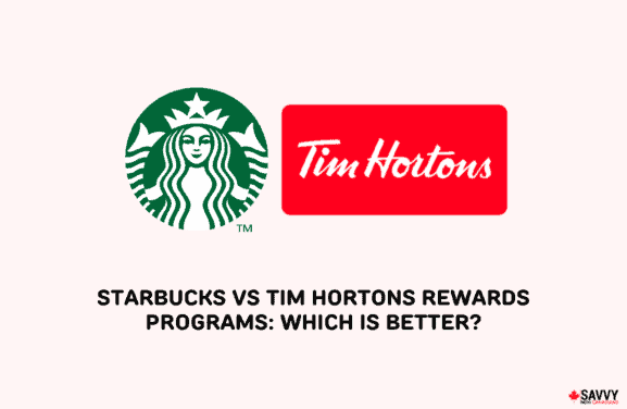 image showing logos of starbucks vs tim hortons