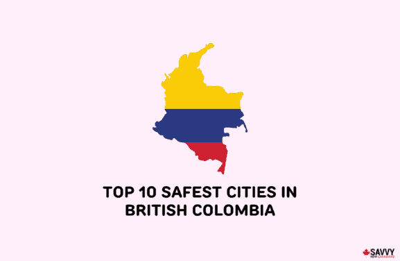 image showing map and flag of british colombia