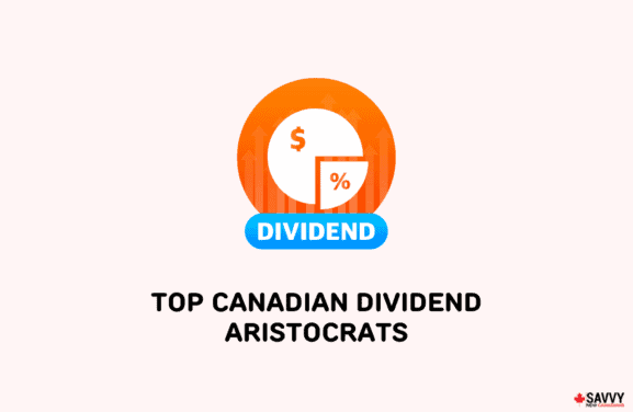 image showing a dividend icon for top canadian dividend aristocrats