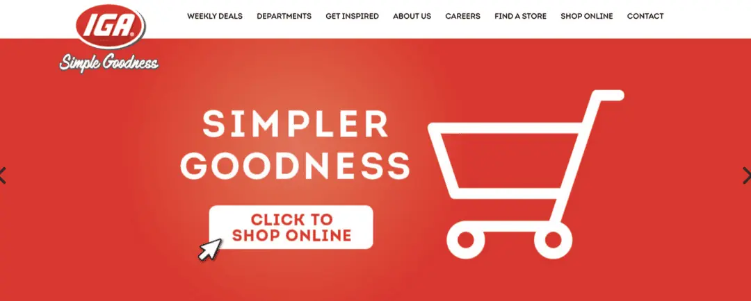 image showing marketplace iga grocery store website