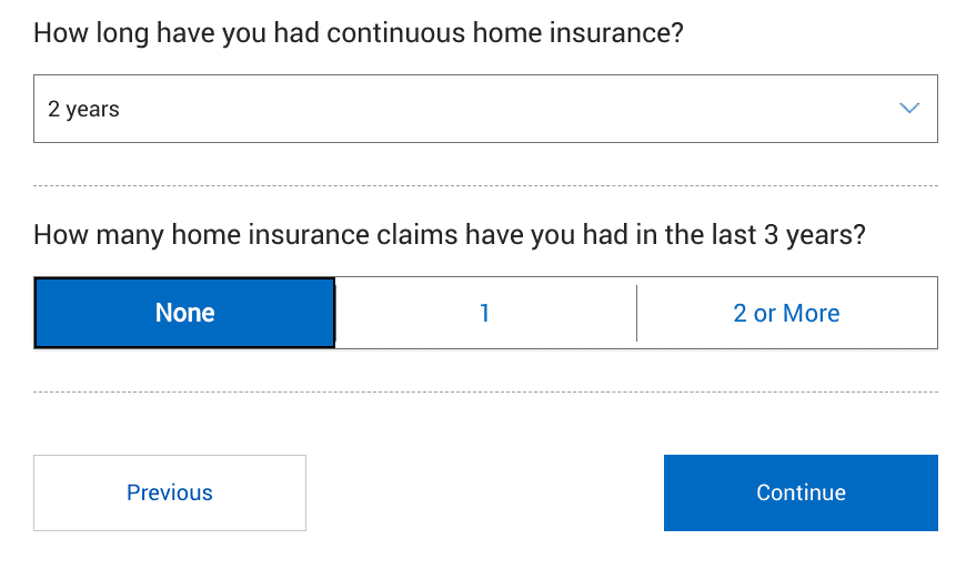image showing rbc tenant insurance application process step 2