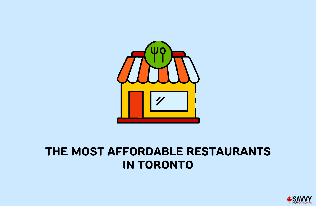 image showing a restaurant icon for the discussion of the most affordable restaurants in toronto
