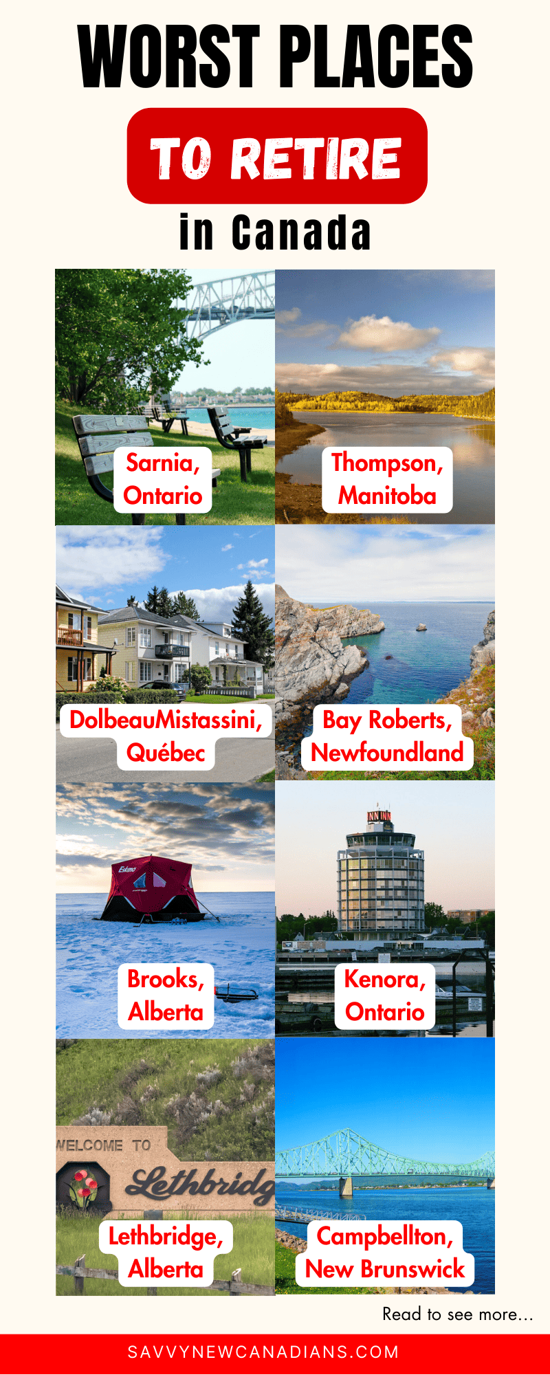 image showing photos of worst places to retire in canada