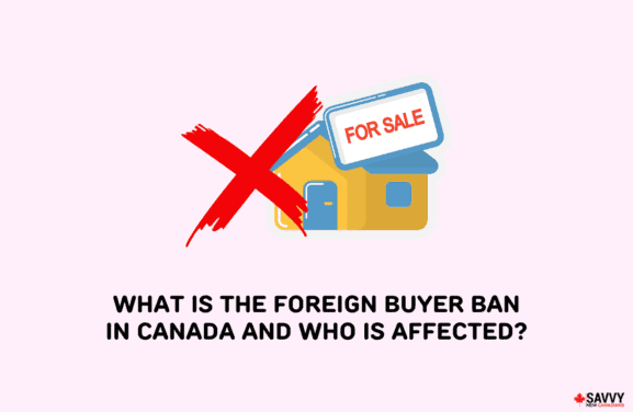 image showing an illustration of banning the sale of house in canada for non-canadian residents