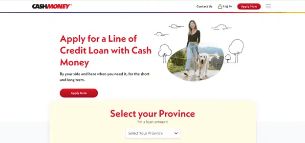 image showing cash money homepage